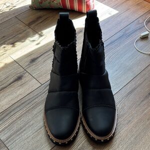 Free People Black Ankle Booties